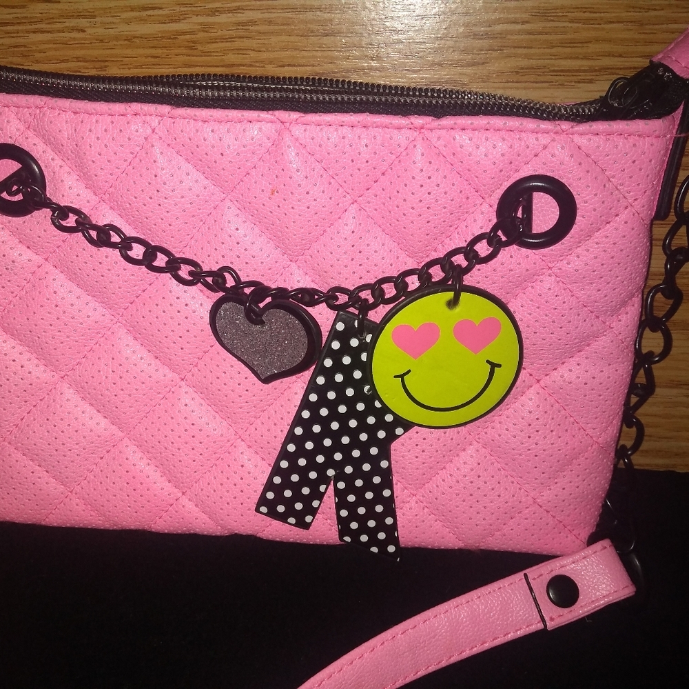 Pink crossbody bag